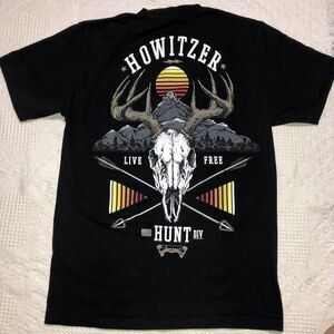 Howitzer Style Men's Small Black  T-Shirt Outfitters Military Grunt MFG NWOT